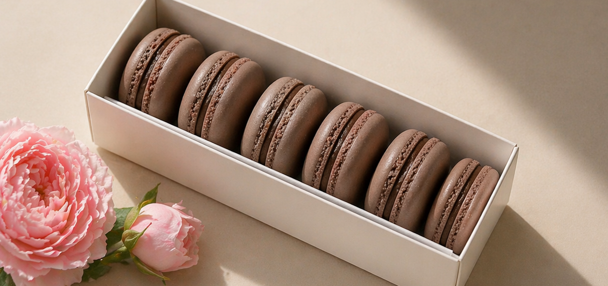 Luxury decorative wax macarons, unique scented gift by Amanda Rose Co.