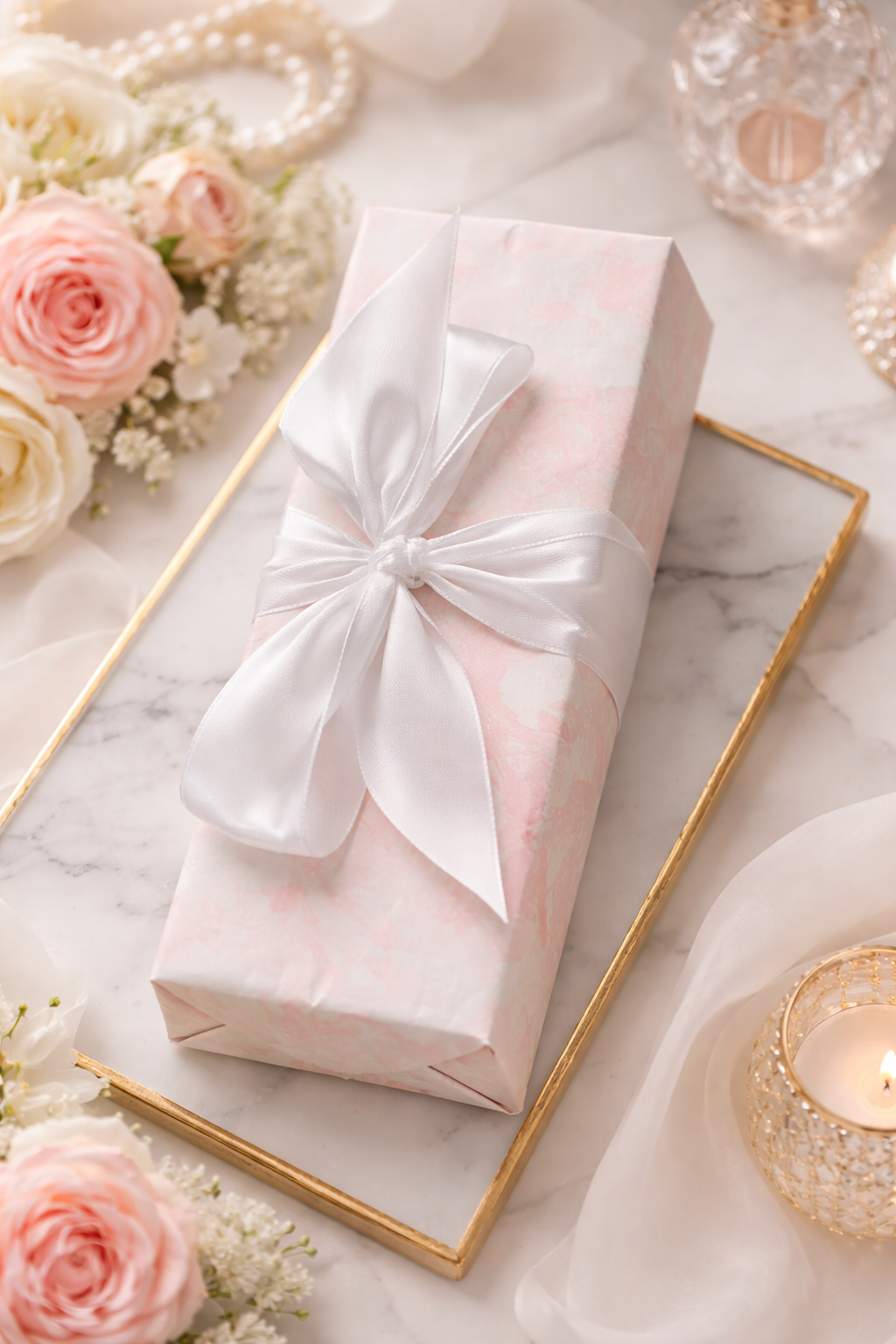 Scented wax macaron gift set in keepsake packaging, Amanda Rose Co.