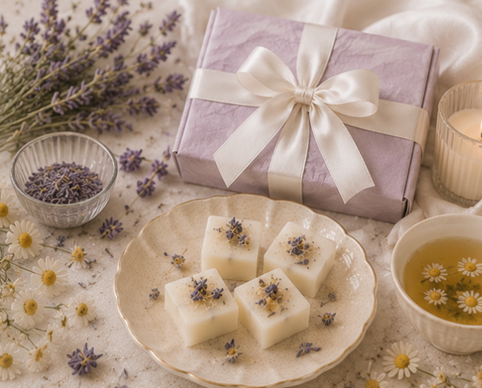 Amanda Rose Co. Velvet Petals Wax Tarts — artisan wax melts with delicate petal-inspired scent notes
