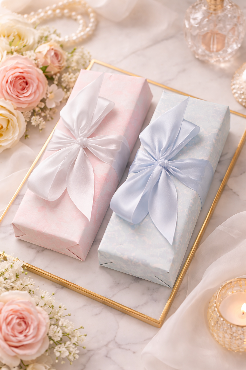 Wax macaron gift set display, handcrafted by Amanda Rose Co. Scottsdale